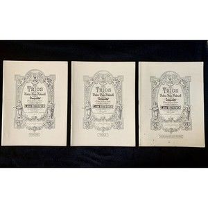 Beethoven Trios Serenades for Violin, Viola, Cello Op 3, 9 (1,2,3), Op. 8, 25